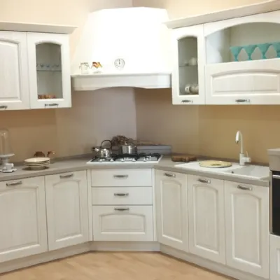 Cucina country ad angolo Emma Arredo3 a prezzo ribassato