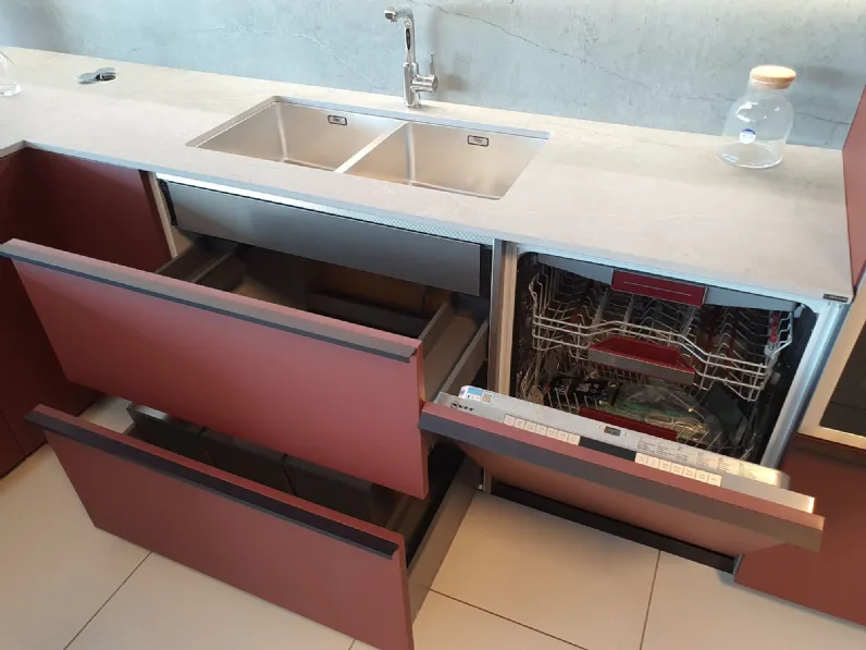 Cucina altri colori moderna ad angolo K1 tratto Arredo3 a soli 9550 Euro