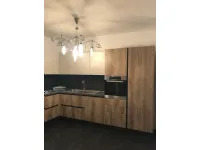 Cucina ad angolo in laminato materico altri colori Mia a prezzo scontato