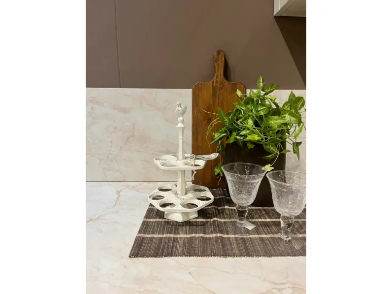 Cucina Scavolini classica ad angolo altri colori in laminato opaco Carattere