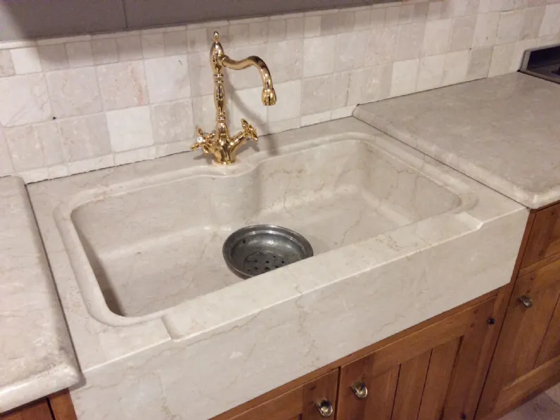 Cucina ad angolo in legno rovere chiaro Rovere a prezzo ribassato