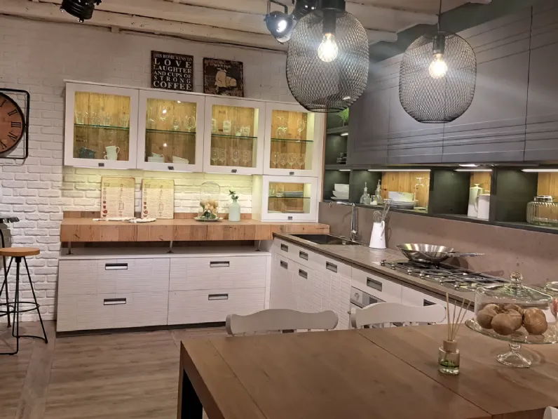 Cucina bianca design ad angolo Labcap Marchi cucine in offerta
