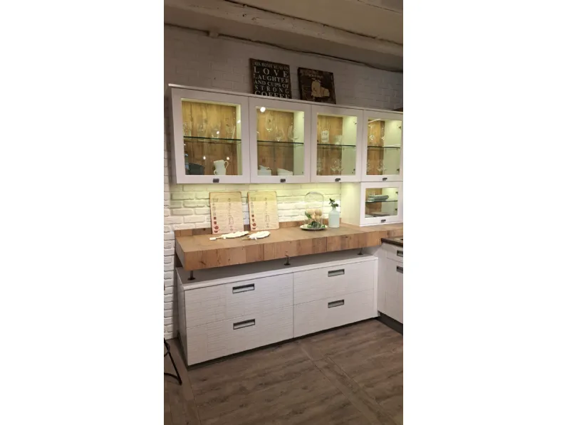Cucina bianca design ad angolo Labcap Marchi cucine in offerta
