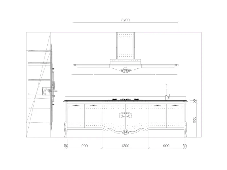 Cucina a prezzo scontato ad angolo classica Dekve  Marchi cucine