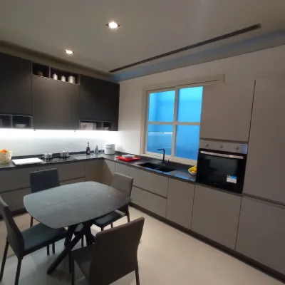 Cucina ad angolo moderna grigio Prima cucine Fly a soli 6200