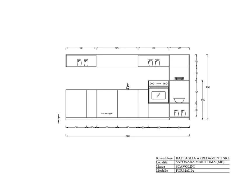 Cucina ad angolo Scavolini Formalia SCONTATA 60%