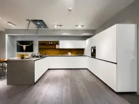 Cucina bianca moderna ad angolo Forma mentis Valcucine a soli 19900