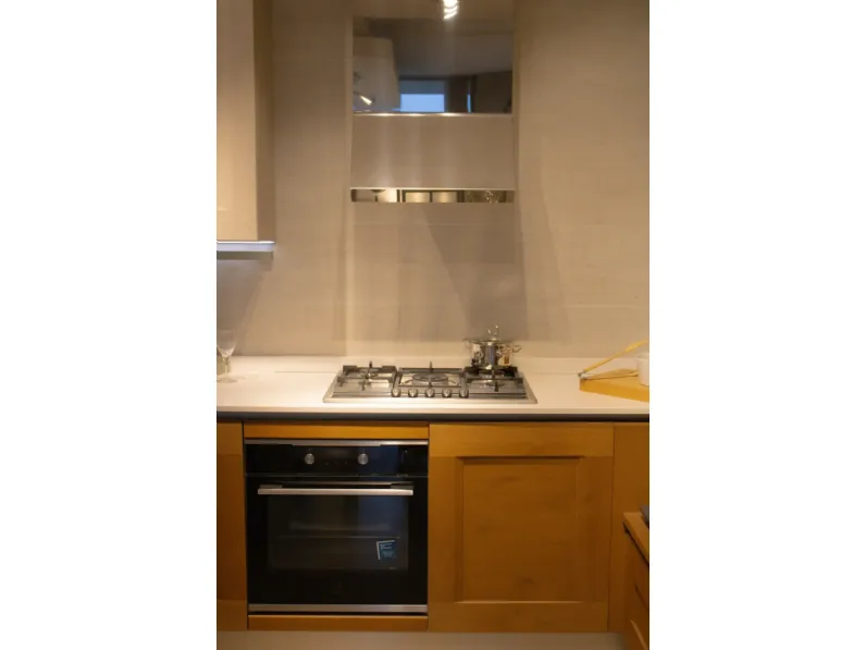Cucina rovere chiaro moderna ad angolo Dialogo Veneta Cucine a soli 8303€