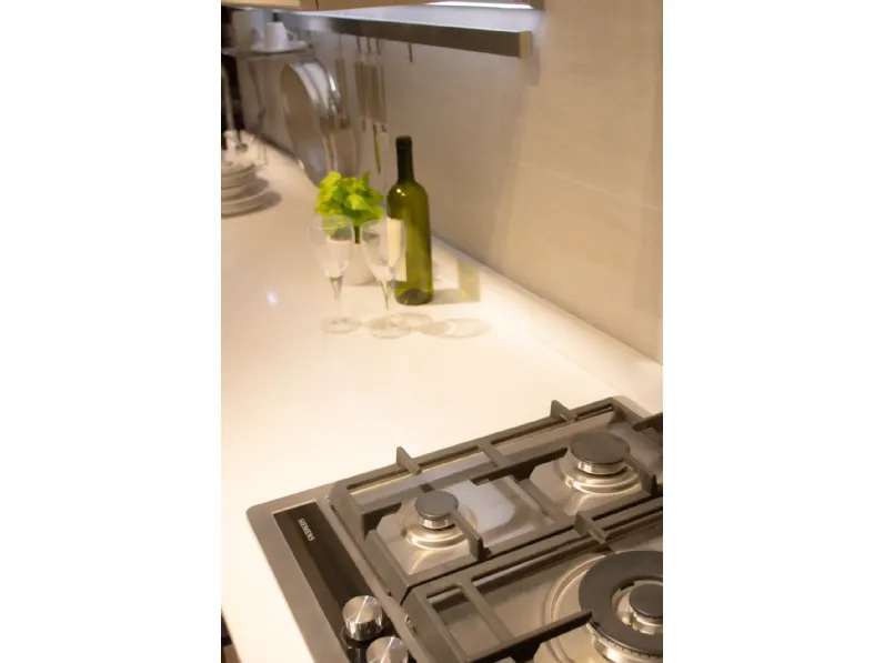 Cucina rovere chiaro moderna ad angolo Dialogo Veneta Cucine a soli 8303€