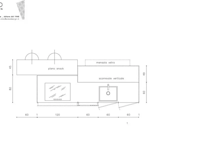 Cucina Artematica   di Valcucine scontata -37%