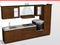 Cucina classica lineare Beatrice Artigianale a prezzo ribassato