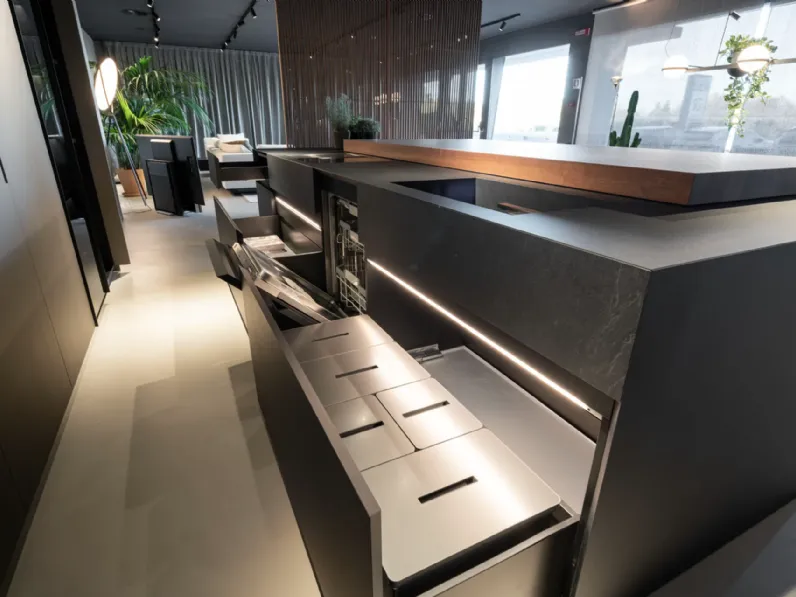 Cucina con isola design altri colori Collezione esclusiva M3 minimal a soli 35000 Euro