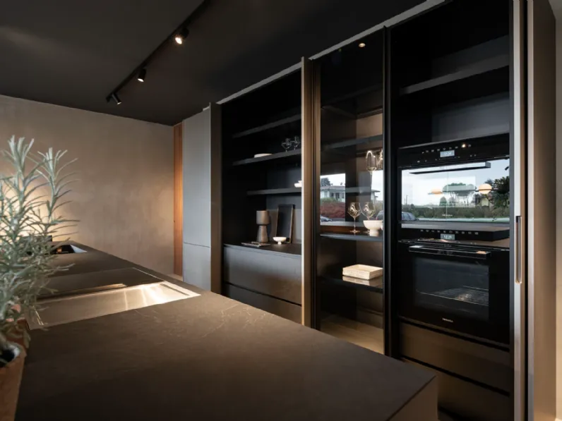 Cucina con isola design altri colori Collezione esclusiva M3 minimal a soli 35000 Euro