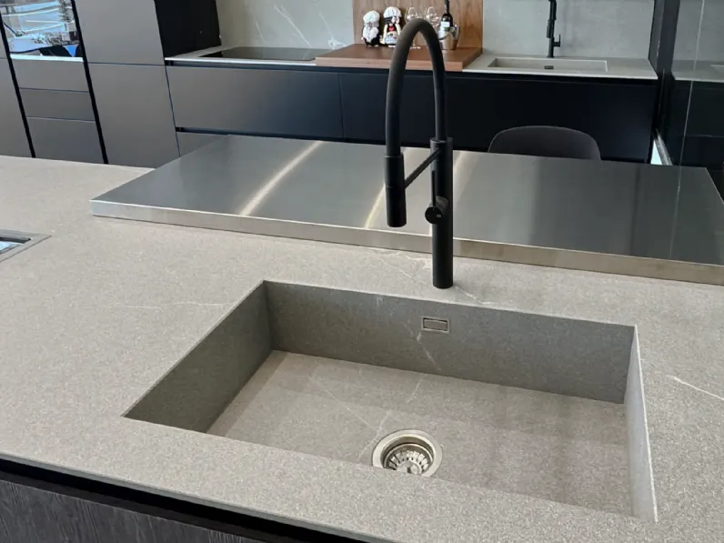 Cucina con isola Artigianale Cucina atelier wood tristrato abete SCONTATA 52%