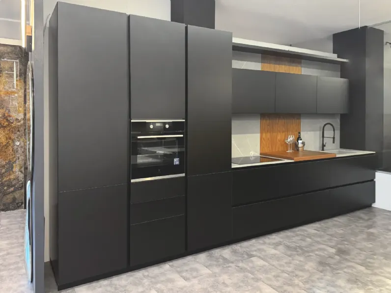 Cucina altri colori design lineare Binova Cucina bluna black  a soli 13440 Euro