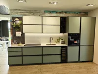 Cucina lineare in laminato opaco altri colori Jeometrica a prezzo scontato