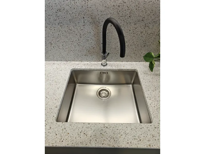 Cucina lineare in laminato opaco altri colori Jeometrica a prezzo scontato