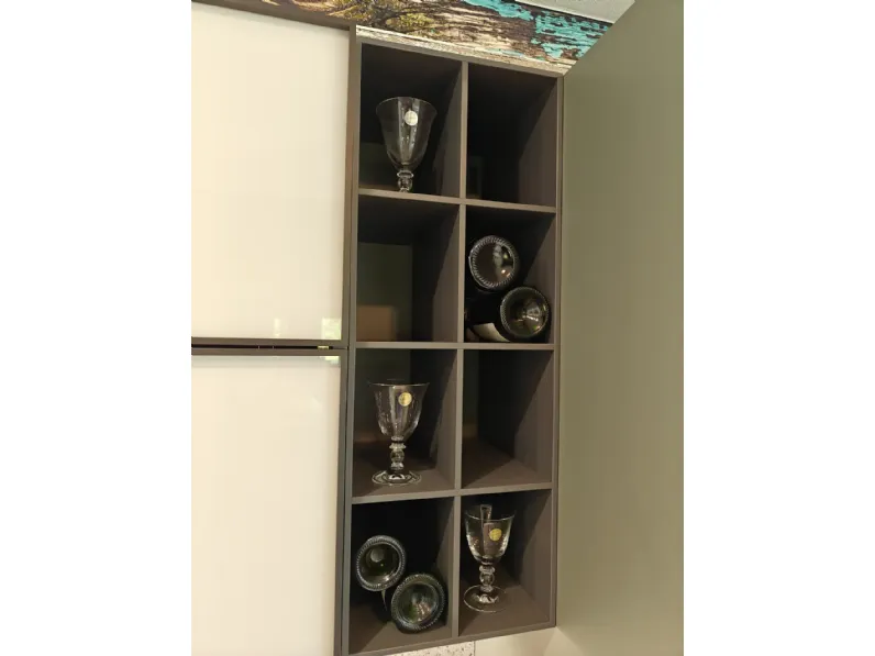 Cucina lineare in laminato opaco altri colori Jeometrica a prezzo scontato