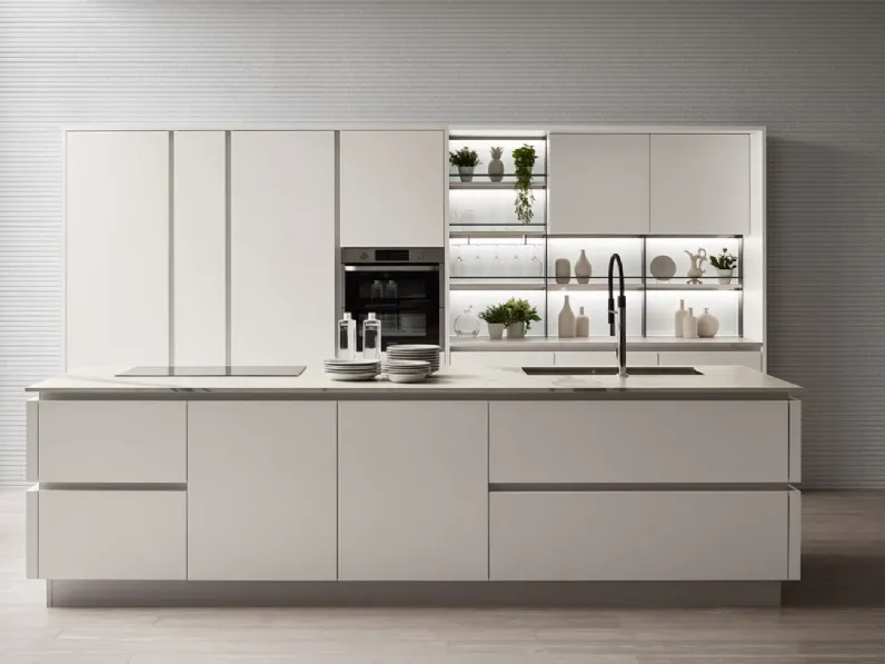 Cucina  in legno modello Oyster 03 ad un prezzo riservato 