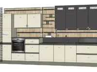 Cucina altri colori design lineare Start time presa Veneta cucine in Offerta Outlet