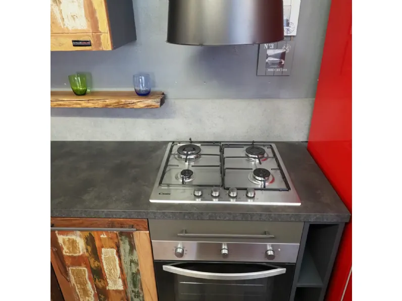 Cucina a prezzo scontato lineare industriale Cucina modello  recicle  industrial  Nuovi mondi collection