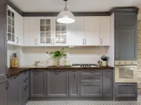 Cucina Artigianale ad angolo Daisy Mobilike scontata 30%!