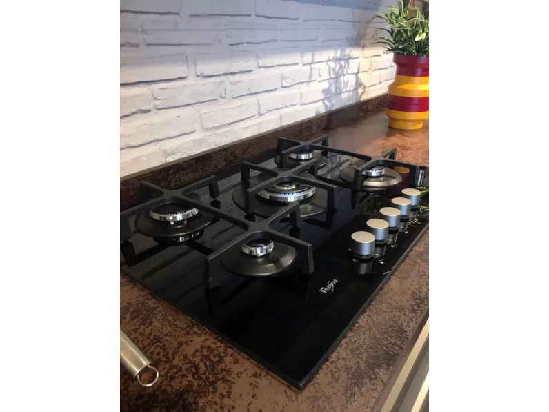 Cucina altri colori moderna ad angolo Clover bridge Lube cucine in Offerta Outlet