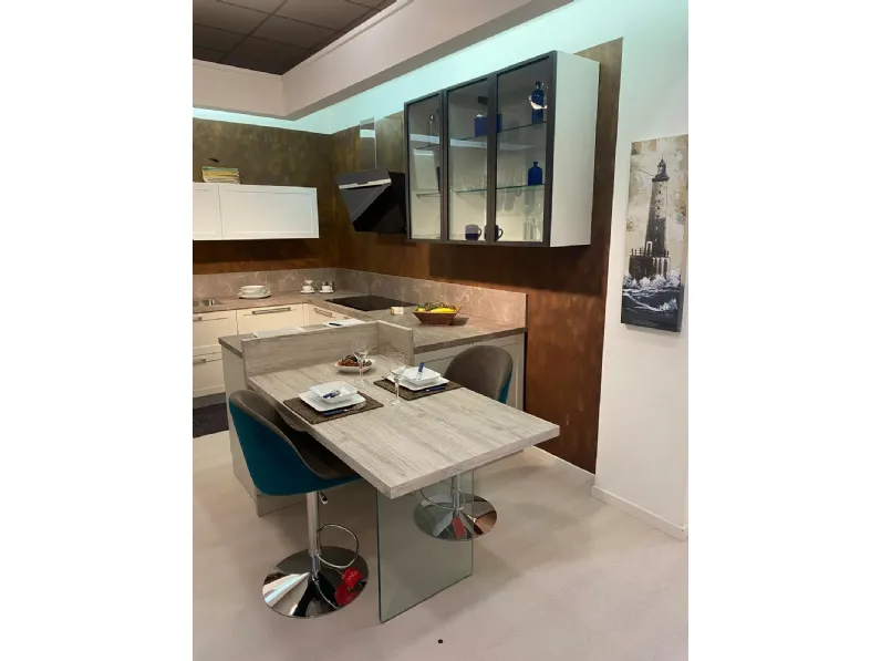 Cucina Dallas ad angolo Arrex con un ribasso imperdibile