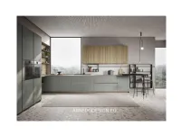 Cucina Emporio moderna altri colori Dibiesse ad angolo scontata 30%