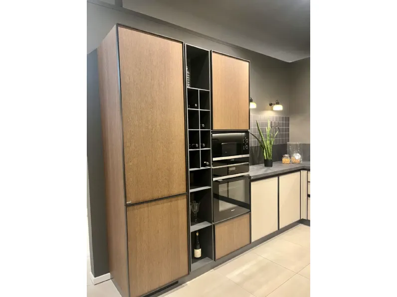 Cucina moderna ad angolo Jeometrica inside Scavolini a prezzo ribassato