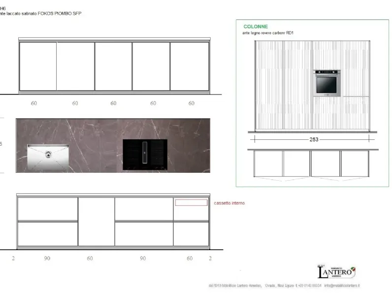 Cucina modello Mh6 Modulnova PREZZO SCONTATO 29%