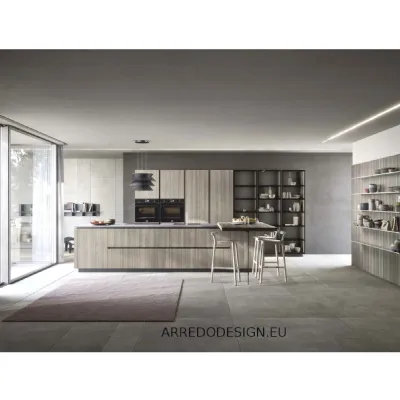 Cucina altri colori moderna con isola Dibiesse Emporio a soli 5140