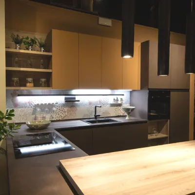 CUCINA con penisola Prima cucine Zoe SCONTATA 40%