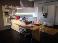 Cucina con penisola moderna altri colori Zampieri cucine Axis 012 a soli 15900