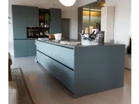 Cucina in fenix verde commodoro di Record cucine in Offerta Outlet -60%