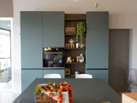 Cucina in fenix verde commodoro di Record cucine in Offerta Outlet -60%