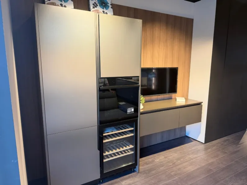 Cucina a prezzo ribassato lineare moderna Immagina neck cannettata Lube cucine