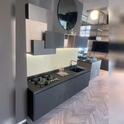 Cucina Infinity moderna altri colori Stosa lineare scontata 58%