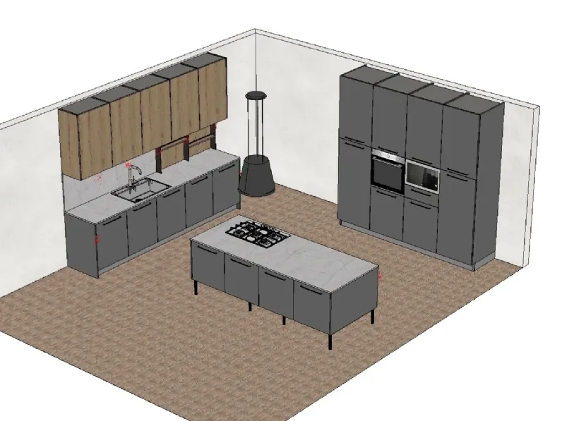 Cucina modello Kalì 06 Arredo3 PREZZO SCONTATO 32%