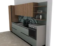Cucina lineare in laminato opaco altri colori Kaya lineare a prezzo ribassato