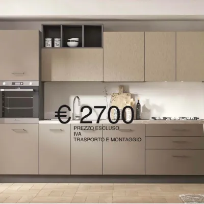 Cucina a PREZZI OUTLET in laminato opaco Prima cucine -18%