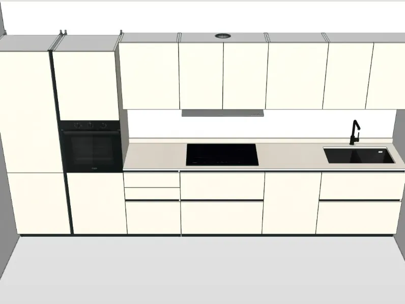 Richiedi il prezzo: cucina altri colori moderna Lounge 02 di Veneta Cucine scontata 