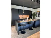 Cucina Infinity design antracite Stosa con isola scontata 45%