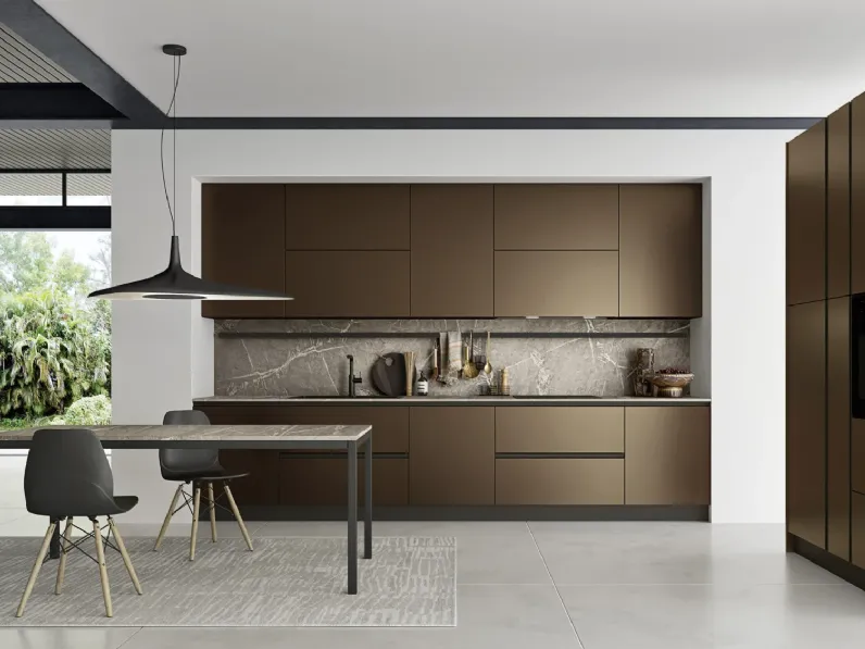 Cucina lineare in melaminico altri colori Easy a prezzo scontato