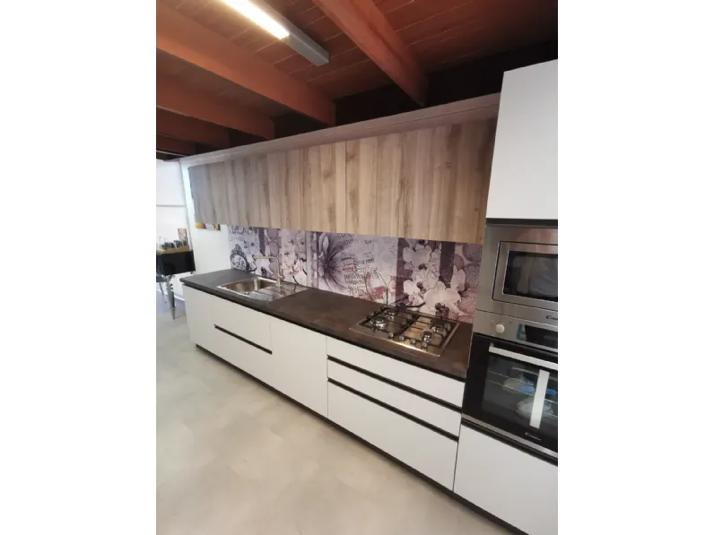 Cucina grigia moderna lineare Ar-due Easy a soli 7900 Euro