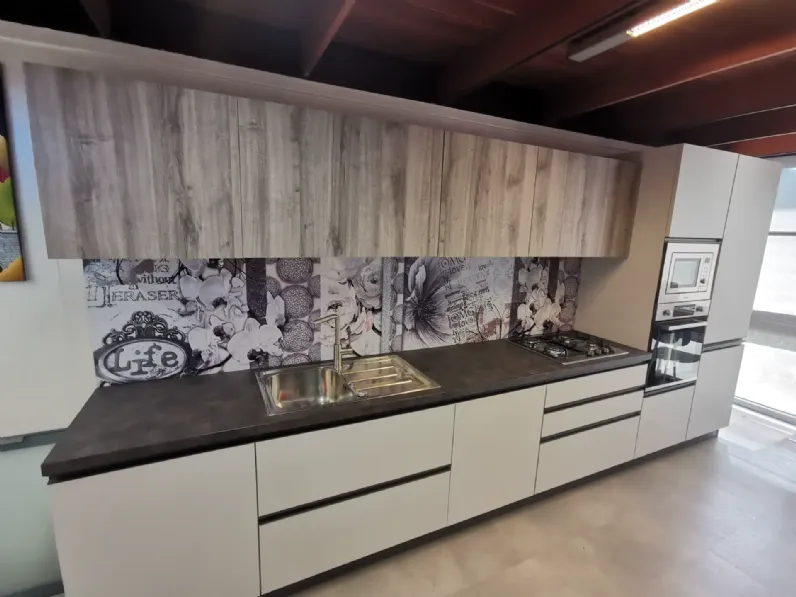 Cucina grigia moderna lineare Ar-due Easy a soli 7900 Euro