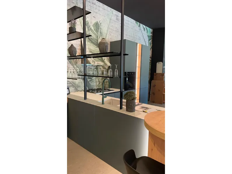 Cucina ad angolo Aran Cucina verde penelope aran SCONTATA 50%