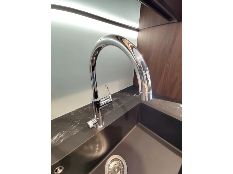 Cucina grigia design lineare Erika Aran a soli 11850 Euro
