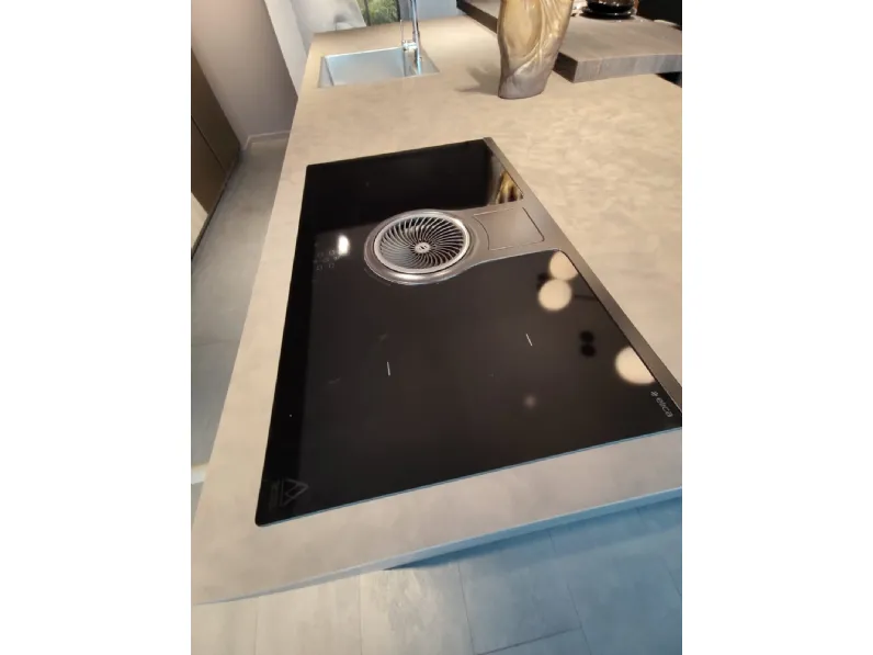Cucina a PREZZI OUTLET in laminato materico Aran -70%
