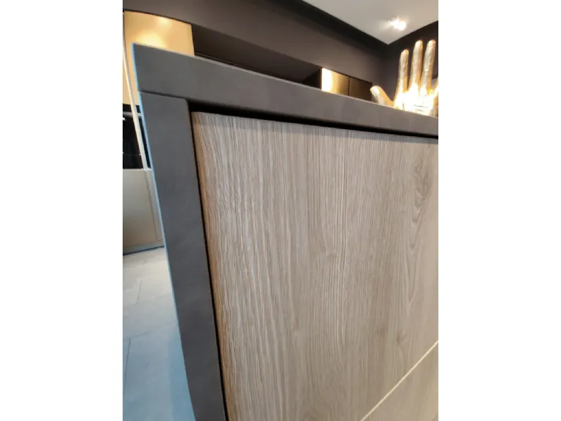Cucina a PREZZI OUTLET in laminato materico Aran -70%